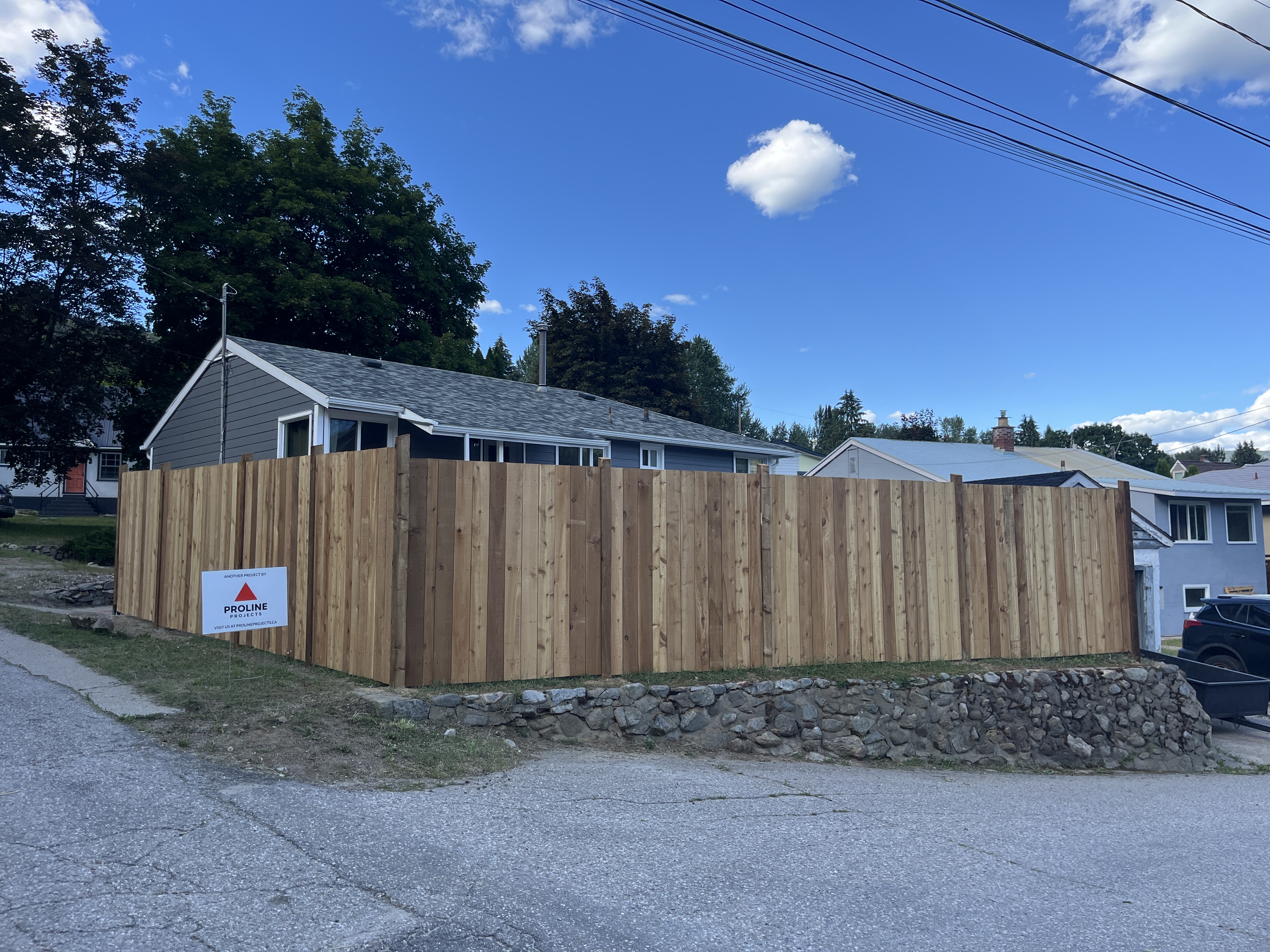 Custom 6' Cedar Fence